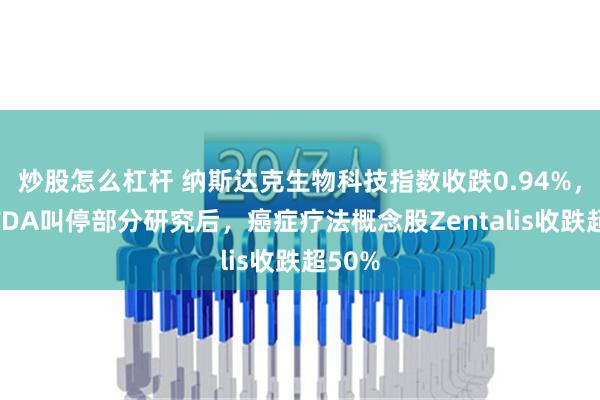 炒股怎么杠杆 纳斯达克生物科技指数收跌0.94%，美国FDA叫停部分研究后，癌症疗法概念股Zentalis收跌超50%