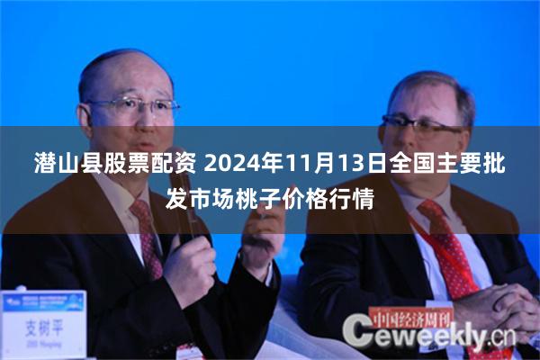 潜山县股票配资 2024年11月13日全国主要批发市场桃子价格行情