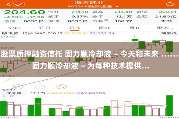 股票质押融资信托 固力顺冷却液 − 今天和未来 …… 固力顺冷却液 − 为每种技术提供...